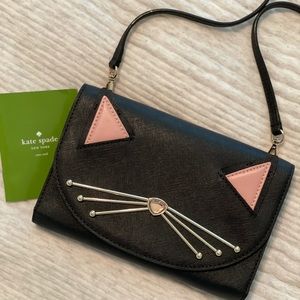 New Kate Spade Cat Purse/ Wallet Crossbody